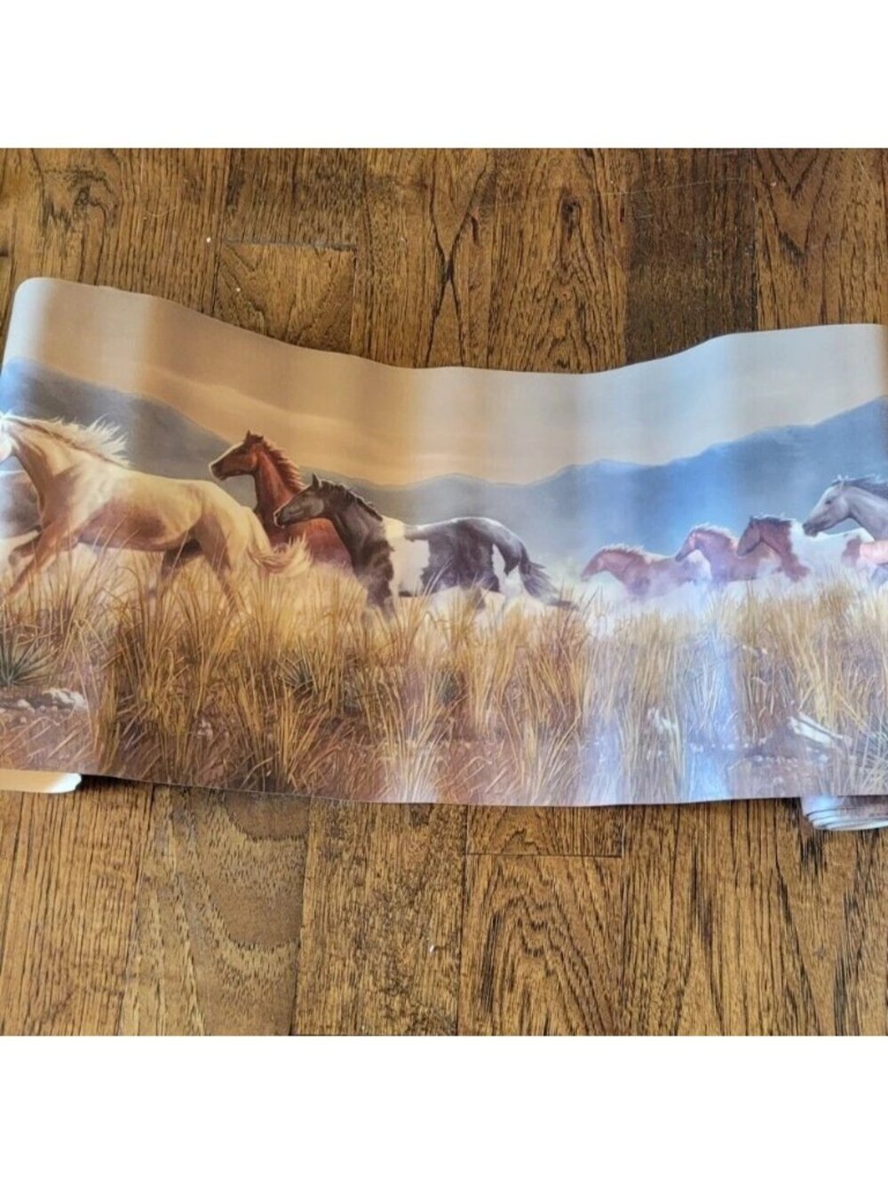 Hautman Brothers Seabrook Wallpaper Roll Horses Design 5 Yards HG520B